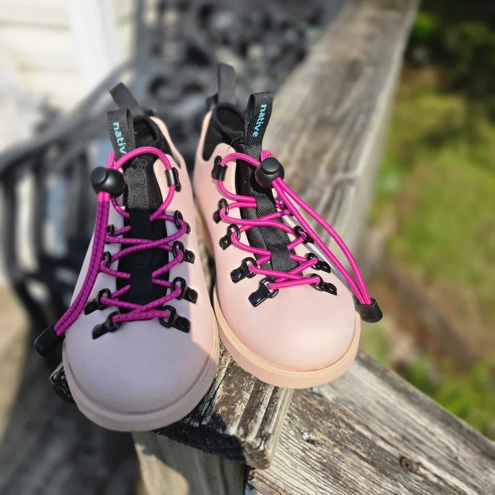 Native Kids Fitzsimmons Citylite Hiking Outdoor Boots In Pink C13 Childs